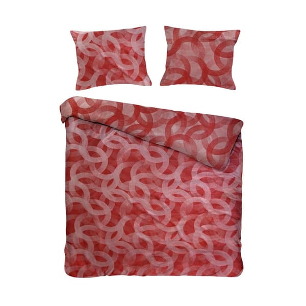 Bomuld sengetøj SPOTY TERRA/160x200 COTTONLOVE JACQUARD