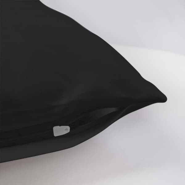 Örngott satin bomull svart 04000966/50x70