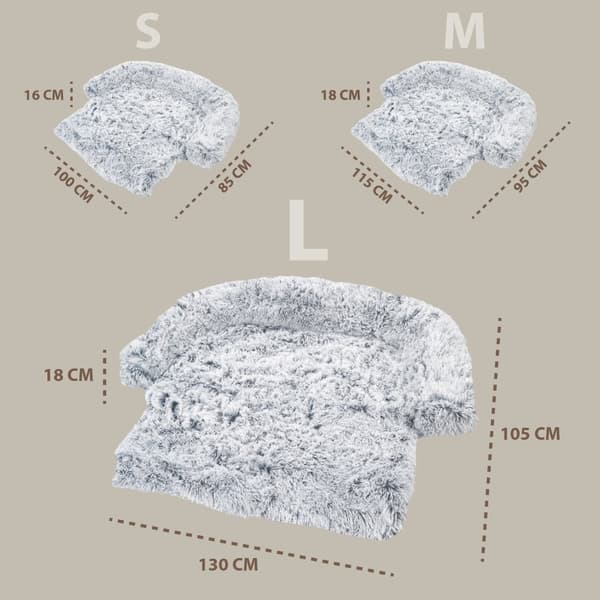 Koiran sängyn koiran tyyny koirille - 130 x 105 cm koiran sohva pienille keskikokoisille ja suurille koirille koiran sängyt sohvasuoja koiran kori koi