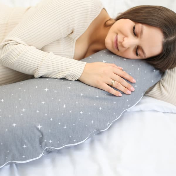 Päällinen sivuvuodetyynyille 190 cm nauhoilla - tyynyliina vetoketjulla, mukava tyynyliina vartalotyynylle galaxy