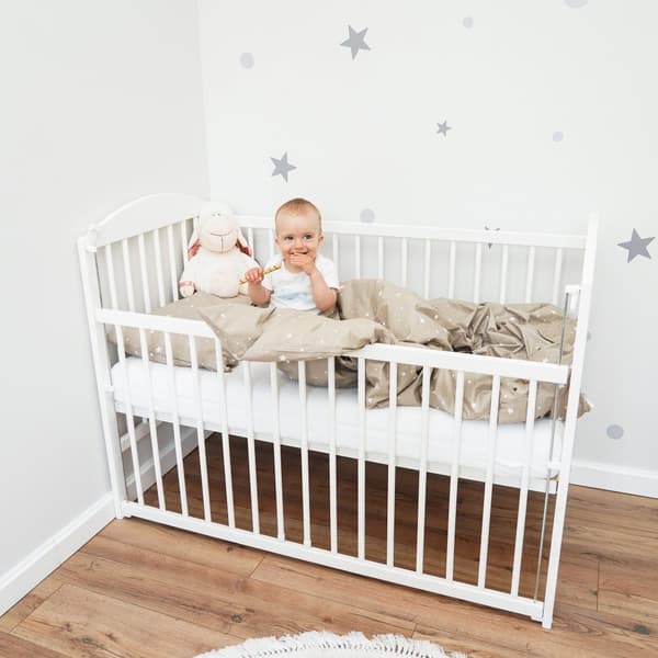 Lasten vuodevaatteet 100x135 puuvilla - vuodevaatteet lapset pojat tytöt vuodevaatteet pussilakana 100 x 135 cm tyynyliina 40x60 beige valkoisilla täh