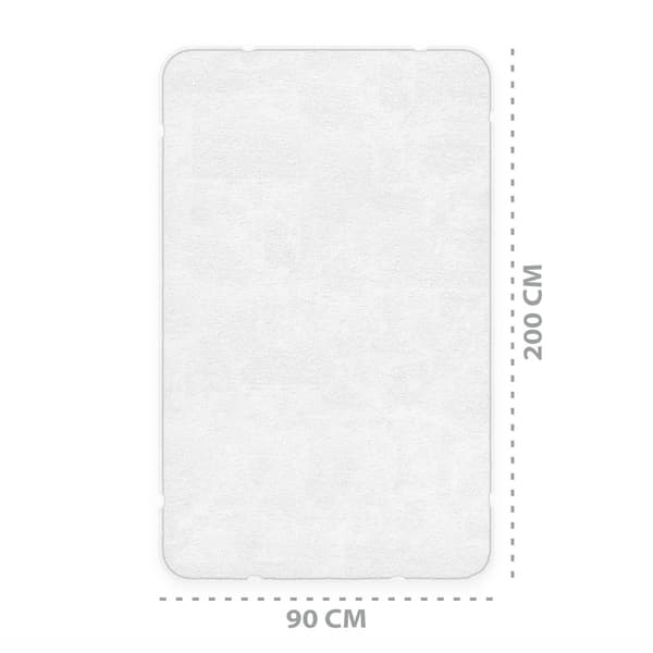 Patjansuoja vedenpitävä lasten patjapäällinen vauvalle patjanpäällisellä 200 x 90 cm - asennettu lakana kosteussuoja vedenpitävä patjasuoja