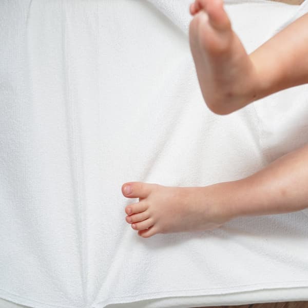Madrasbeskytter vandtæt børne topmadras til baby med topmadras 90 x 50 cm - monteret lagen fugtbeskyttelse vandtæt madrasbeskyttelse