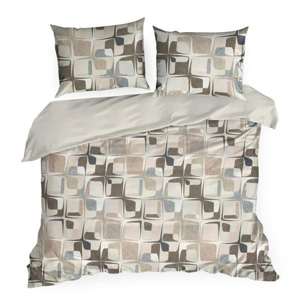 SATIN SENGESÆT FORÅR 36 160 X 200 CM BEIGE