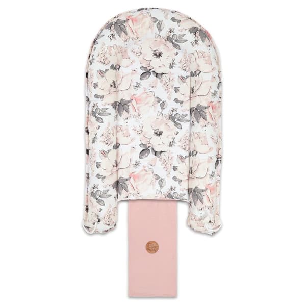 Baby rede nyfødt rede baby - 90x50 cm kokon håndlavet tosidet lavet af vaffel piqué bomuld slummer wild rose