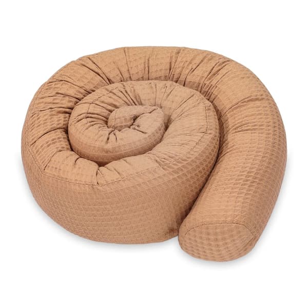 Side Sleeper Tyyny Bed Snake Body Tyyny 150 cm Puuvilla - Pitkä Tyyny Sängyn Rulla Unityynyn Kaula Rulla Ruskea