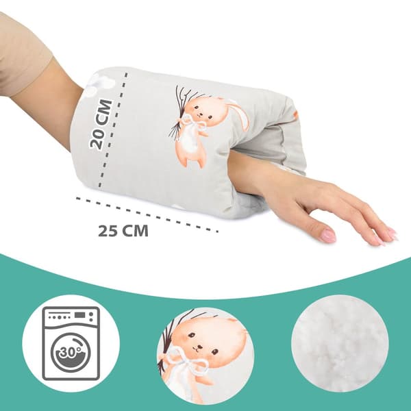 Imetystyyny pieni imetysmuhvi Ø20cm - mini imetystyyny vauvan käsivarsi imetystyyny käsivarsi tyyny liikkeellä matkalle imetystyyny puuvillakani