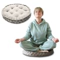 Pikkukuva 10 / 11: Lattiatyyny jooga tyyny istuintyyny pyöreä meditaatiotyyny XL puutarha ulkotyyny jooga ja meditaatio iso lattiatyyny parvekkeelle ja lastenhuoneeseen