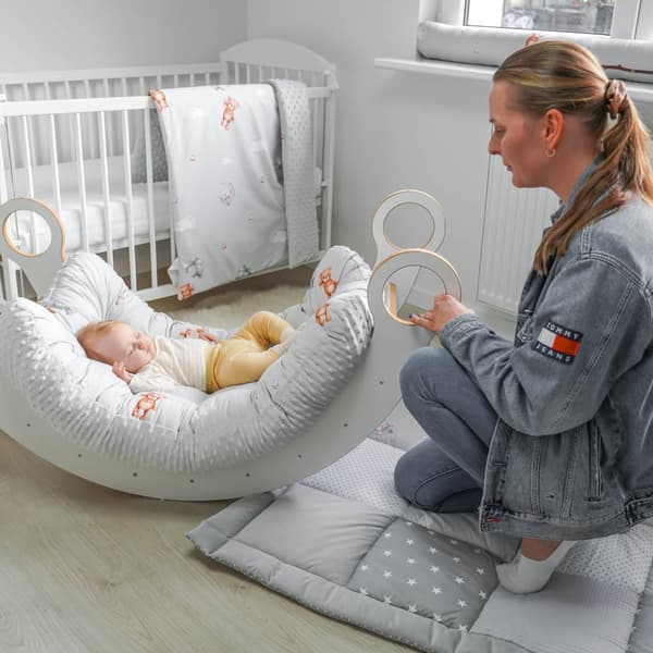 Gulvpude stor - sædehynde børnegulv legemåtte baby gulvmadras børneværelse
