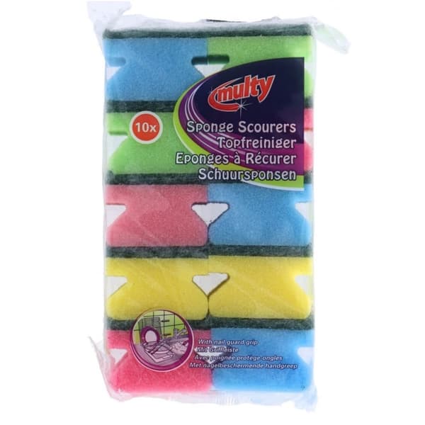 Multy Easy Grip skuresvampe 10 stk