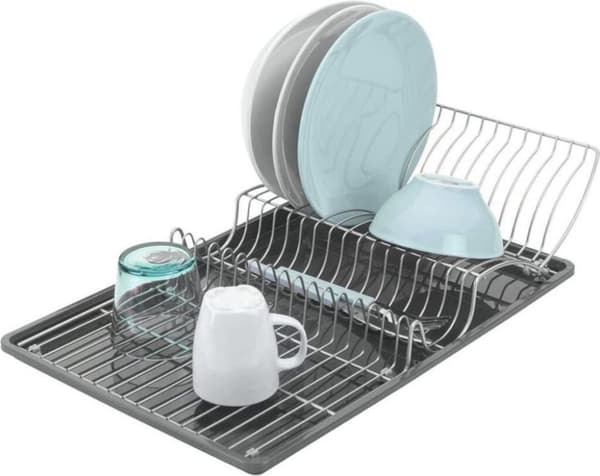 Metaltex Diskställ Wingtex 51x31 Cm Antracit/silver 2-delat