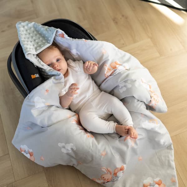Wrap filt barnstol filt barnvagn - universal baby baby filt för barnvagn bilbarnstol året runt filt bomull