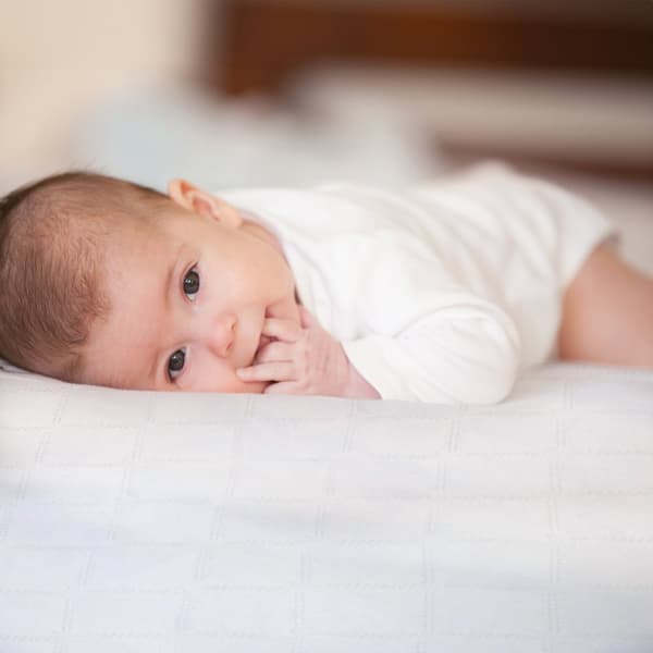 Överdrag till babymadrass resebäddmadrass resemadrass till babysäng skummadrass barnmadrass