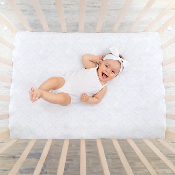 Överdrag till babymadrass resebäddmadrass resemadrass till babysäng skummadrass barnmadrass