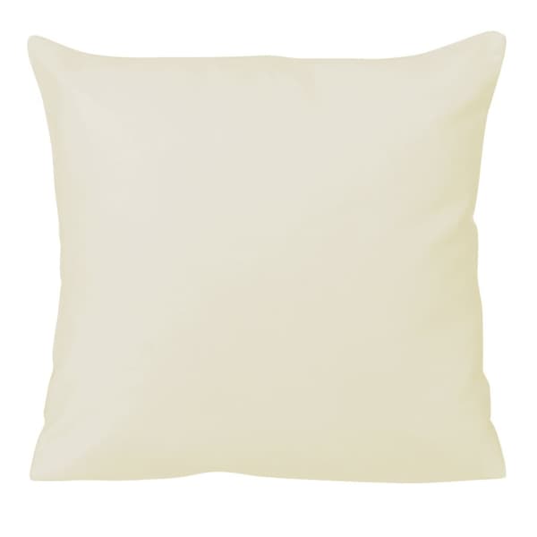 Örngott satin bomullscreme 155/40x40.