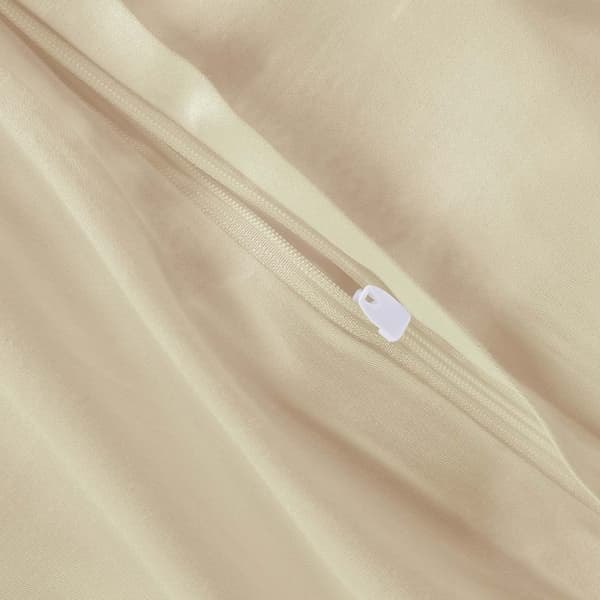 Bomuld satin sengetøj CREAM 155/180x200