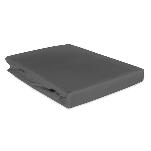 Påslakan bomull satin ljusgrå 037/90x200