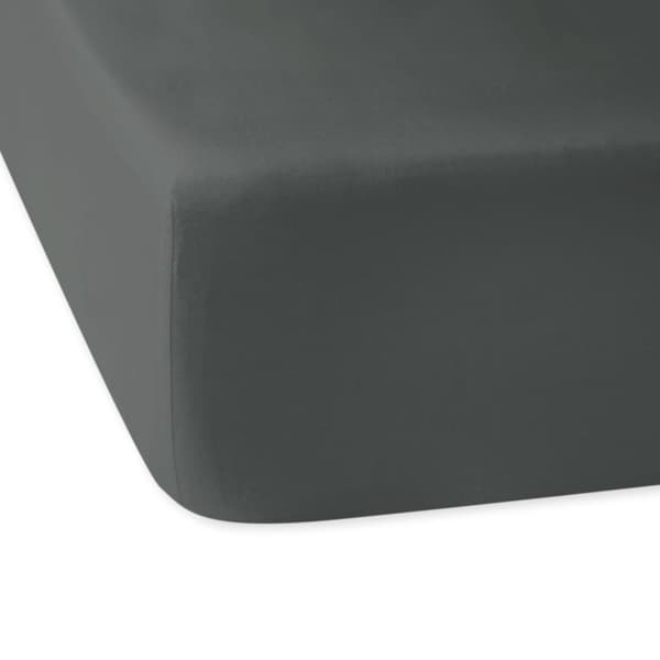 Monteringslagen bomuld satin lysegrå 037/180x200