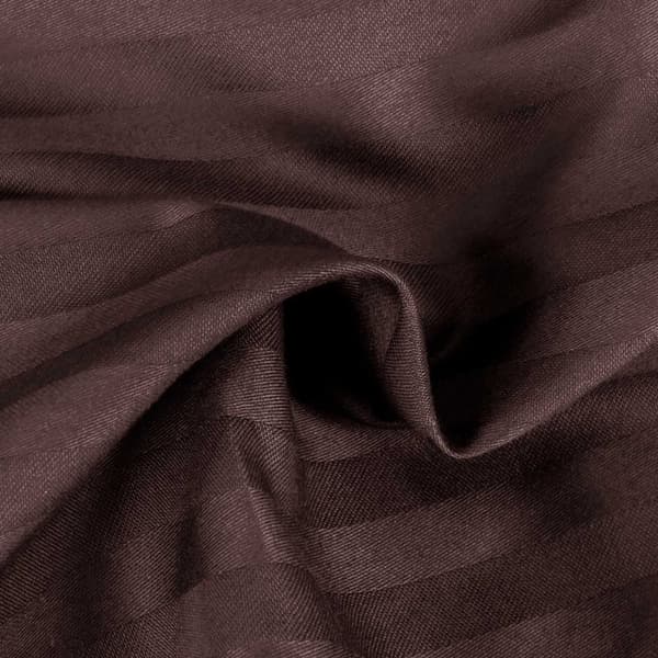 Puuvillasatiinivuodevaatteet CIZGILI BROWN/160x200 EXCLUSIVE