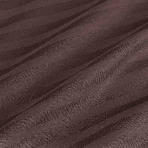 Puuvillasatiinivuodevaatteet CIZGILI BROWN/160x200 EXCLUSIVE