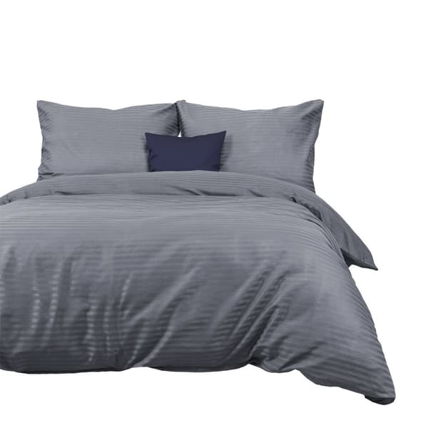 Sängkläder i bomull satin CIZGILI ANTRACITE/180x200 EXKLUSIVT