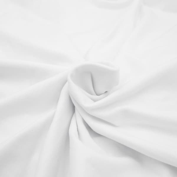Tilpasningsark jersey elastan HVID/HVID/90x200x30