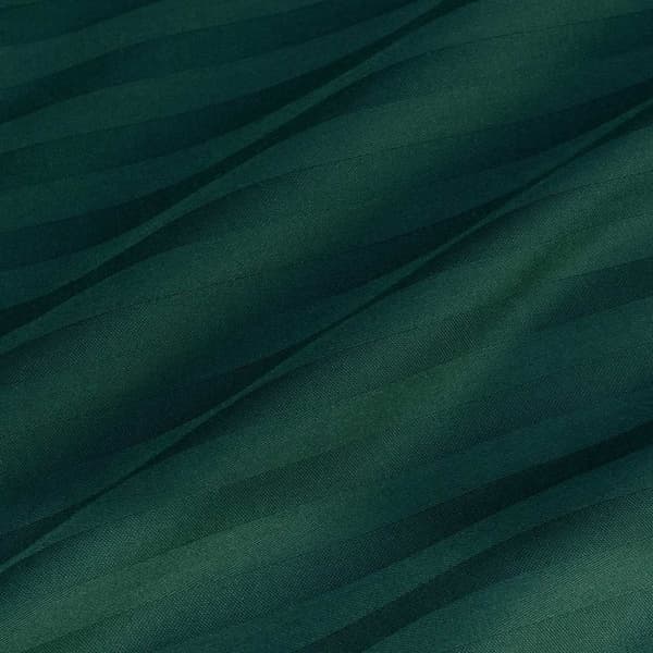 Puuvillasatiinivuodevaatteet CIZGILI DARK GREEN/220X200 EXCLUSIVE