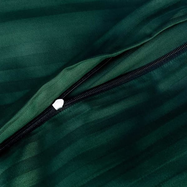 Puuvillasatiinivuodevaatteet CIZGILI DARK GREEN/220X200 EXCLUSIVE