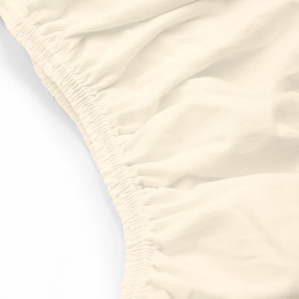 Jersey elastan ærmelag ECRU/ECOLOGY/90x200x30