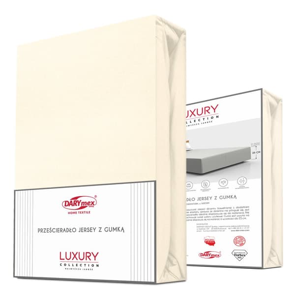Jersey elastan ærmelag ECRU/ECOLOGY/90x200x30