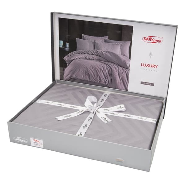 Bomuld satin jacquard sengetøj (P) TULA 2/220x200 JACQUARD (kampagne)