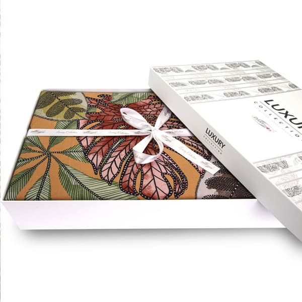 Puuvillasatiini vuodevaatteet (P) GRETA TERRA/220x200 LUXURY PREMIUM