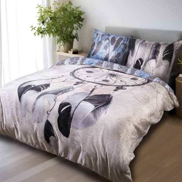 Bomuld satin sengetøj 22406/140x200+1 betræk 70x80 PANEL