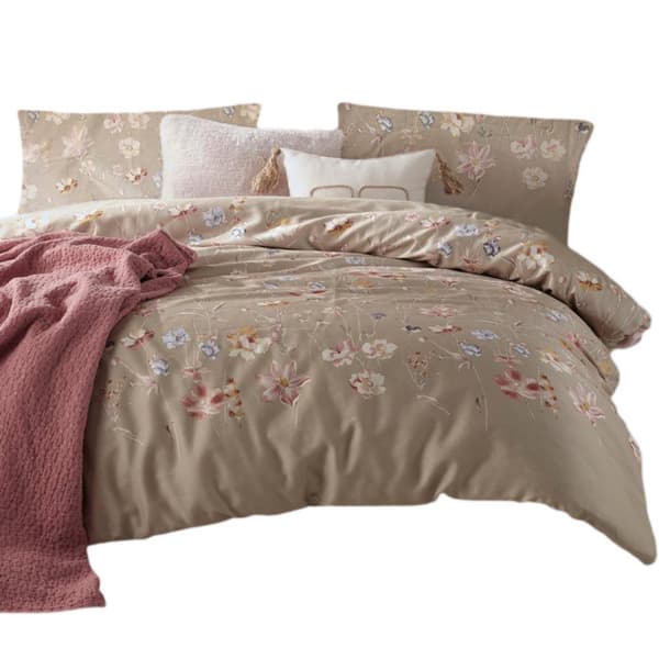 Puuvillasatiini vuodevaatteet ROSABELLA PINK/200x220 EXCLUSIVE