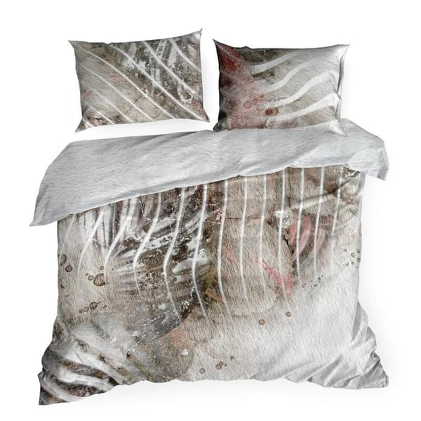 VUOTEVAATTEETTI EVA 19 160 X 200 CM HARMAA-BEIGE