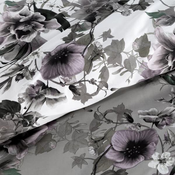NIKA 54 SATIINISETTI 220 X 200 CM HARMAA