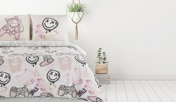BOMULDSSENGJE D91 KID 17 140 X 200 CM HVID