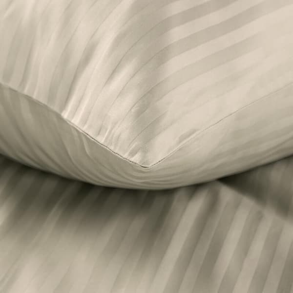SATIN SENGE SÆT VERA 140 X 200 CM BEIGE