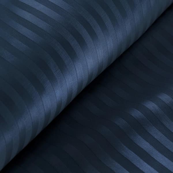 SATIINISETTI VERA 220 X 200 CM NAVY BLUE