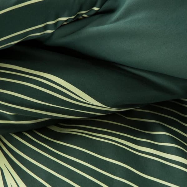SATIN SÄNGSET PREMIUM 3 220 X 200 CM MÖRKGRÖN