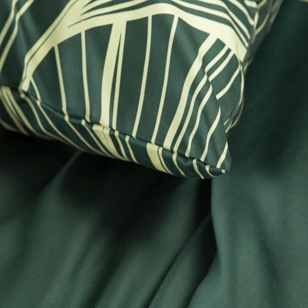 SATIN SÄNGSET PREMIUM 3 220 X 200 CM MÖRKGRÖN