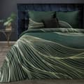 Miniatyrbild 1 av 6: SATIN SÄNGSET PREMIUM 3 220 X 200 CM MÖRKGRÖN