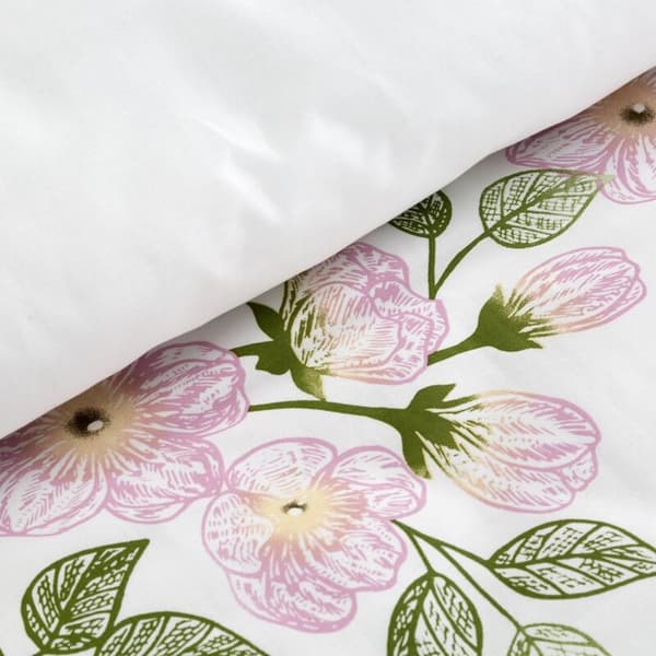 NIKA 44 SATIN SENGE SÆT 220 X 200 CM HVID