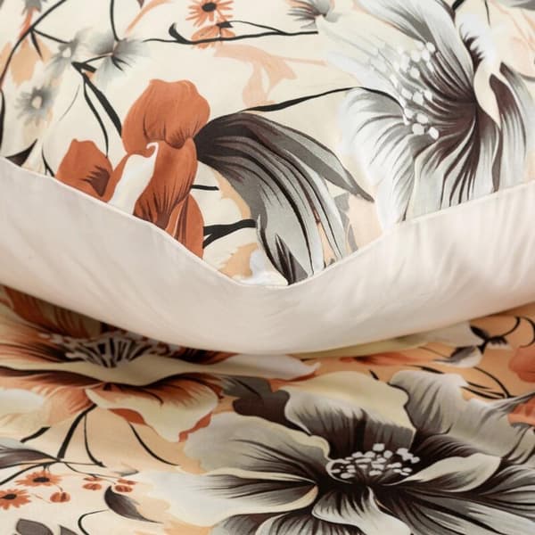 NIKA 51 SATIN SENGE SÆT 160 X 200 CM MØRK CREME