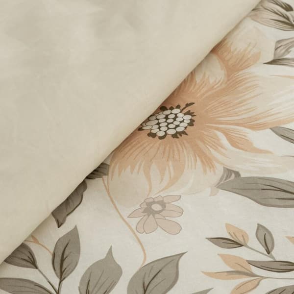 BOMULDSSENGESÆT SONIA 31 140 X 200 CM LET CREME