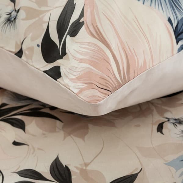 BOMULDSSENGESÆT SONIA 33 220 X 200 CM LYS BEIGE