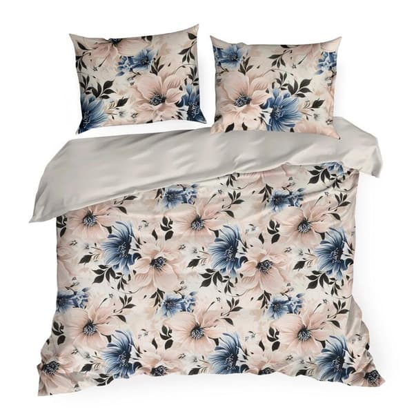 BOMULDSSENGESÆT SONIA 33 220 X 200 CM LYS BEIGE