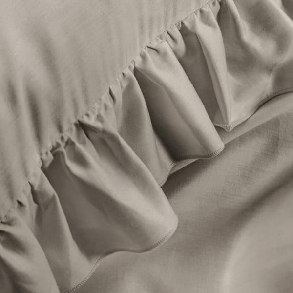 SATIN SENGE SÆT VENUS 160 X 200 CM LYSEBRUN