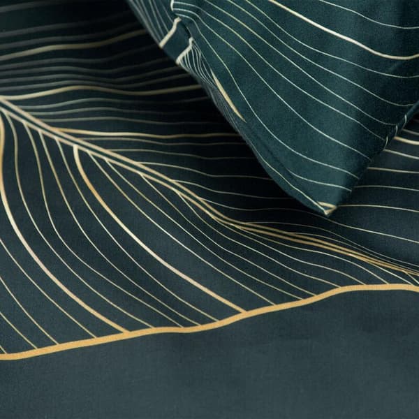 SATIN SÄNGSET PREMIUM 5 160 X 200 CM MÖRKGRÖN