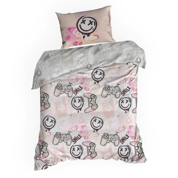 BOMULDSSENGJE D91 KID 17 160 X 200 CM HVID